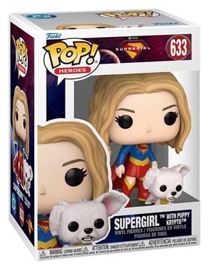 Supergirl (2026) Funko POP! Heroes Supergirl with Puppy Krypto Nº 633 | 889698908016 | Tienda de Cómics, Manga, Magic y Pokémon en Torrejón de Ardoz