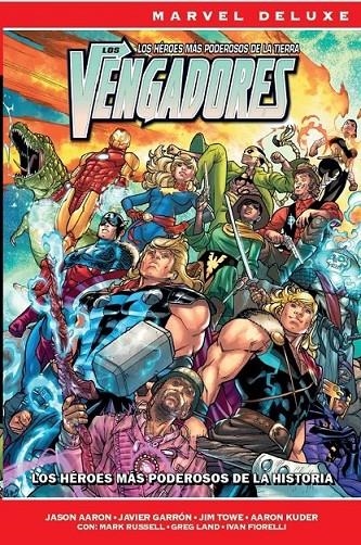 MARVEL DELUXE LOS VENGADORES DE JASON AARON # 07 (PORTADA PROVISIONAL) | 9791370580889 | JAVIER GARRÓN - JASON AARON - JIM TOWE - AARON KUDER - MARK RUSSELL - GREG LAND - IVAN FIORELLI | Tienda de Cómics, Manga, Magic y Pokémon en Torrejón de Ardoz