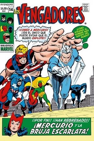 BIBLIOTECA MARVEL LOS VENGADORES # 14 DE 1970 | 9791370580827 | SAL BUSCEMA - JOHN BUSCEMA - FRANK GIACOIA - HERB TRIMPE - ROY THOMAS | Tienda de Cómics, Manga, Magic y Pokémon en Torrejón de Ardoz