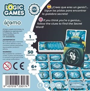 JUEGO DE MESA SECRET WORD | 8437018230174 | Tienda de Cómics, Manga, Magic y Pokémon en Torrejón de Ardoz
