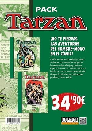 PACK TARZAN 02  VOLUMEN 3 AL 4 DE 1941 A 1945 | 9791388074936 | EDGAR RICE BURROUGHS - BURNE HOGARTH | Tienda de Cómics, Manga, Magic y Pokémon en Torrejón de Ardoz
