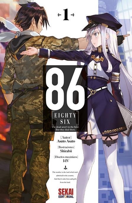 86 EIGHTY SIX NOVELA LIGERA # 01 | 9791399179637 | YURI KITAYAMA - RIV | Tienda de Cómics, Manga, Magic y Pokémon en Torrejón de Ardoz