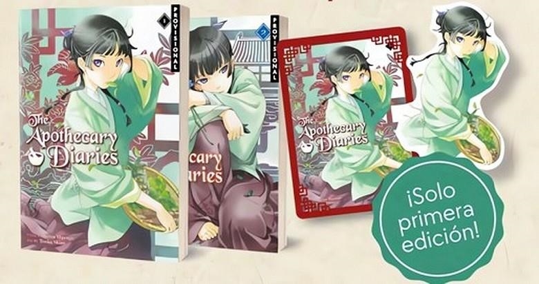 LOS DIARIOS DE LA BOTICARIA (LA NOVELA ORIGINAL) # 01-02 + IMÁN+POSTAL (PORTADA PROVISIONAL) | 9791387962968 | NATSU HYÛGA - SHINO TOUKO | Tienda de Cómics, Manga, Magic y Pokémon en Torrejón de Ardoz