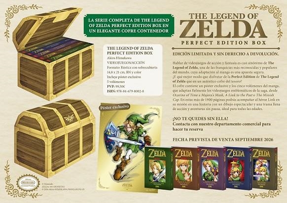 THE LEGEND OF ZELDA PERFECT EDITION BOX (PORTADA PROVISIONAL) | 9788467980028 | AKIRA HIMEKAWA | Tienda de Cómics, Manga, Magic y Pokémon en Torrejón de Ardoz