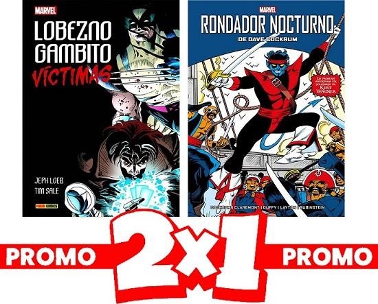 PACK OFERTA 2 X 1 LOBEZNO / GAMBITO VÍCTIMAS Y RONDADOR NOCTURNO | 8424248928544 | JEPH LOEB - TIM SALE | Tienda de Cómics, Manga, Magic y Pokémon en Torrejón de Ardoz