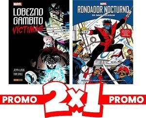 PACK OFERTA 2 X 1 LOBEZNO / GAMBITO VÍCTIMAS Y RONDADOR NOCTURNO | 8424248928544 | JEPH LOEB - TIM SALE | Tienda de Cómics, Manga, Magic y Pokémon en Torrejón de Ardoz